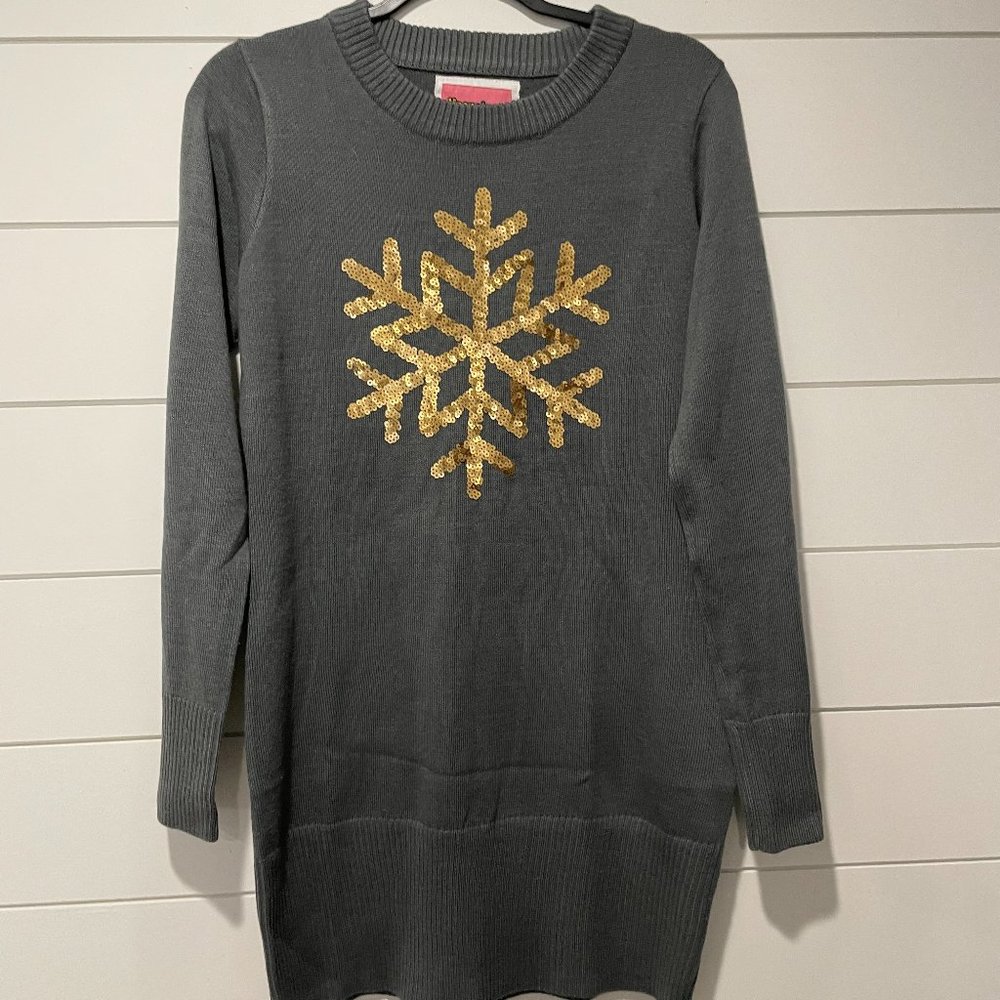 Cute winter sweater dress